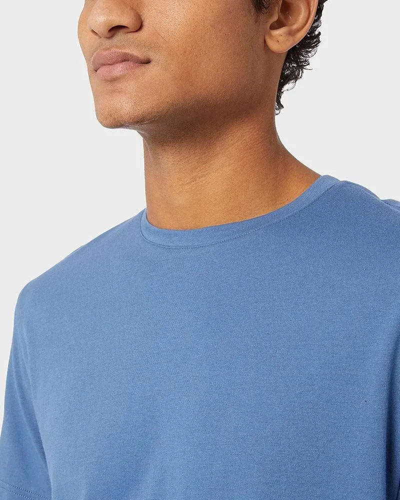 32 Degrees Men's 4 PK Ultra-Soft Cotton Crew T-Shirt | Regular Fit | Soft Feel | Ultra-Light