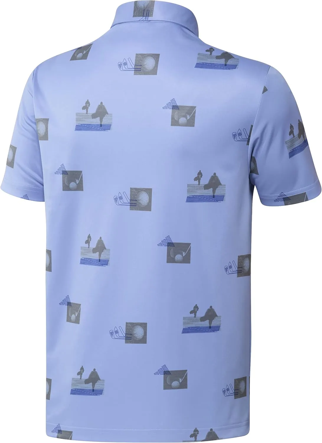 adidas Men's Allover Printed Golf Polo Shirt