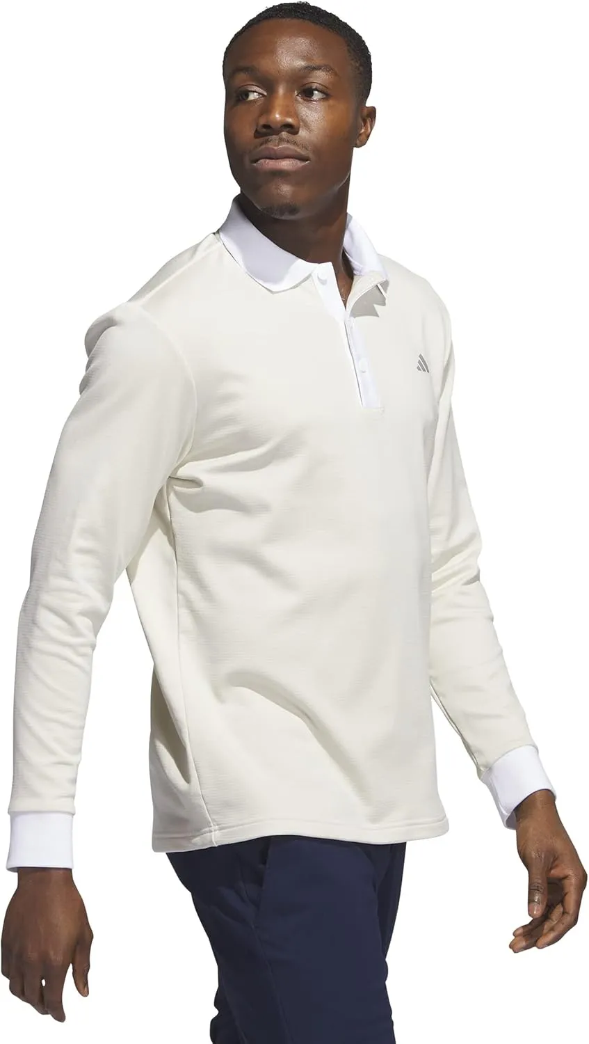 adidas Men's Essentials Long Sleeve Golf Polo Shirt