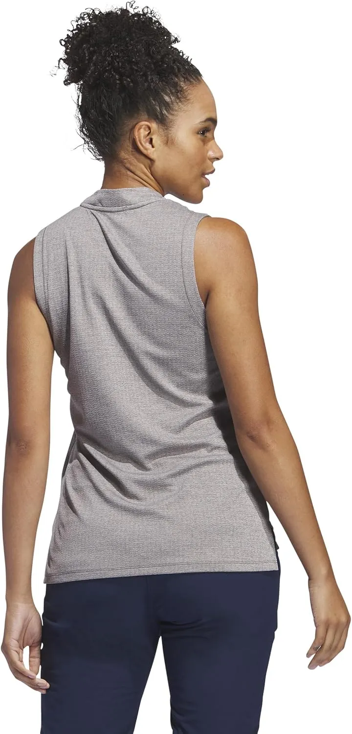 adidas Women's Ultimate365 Textured Sleeveless Polo Shirt