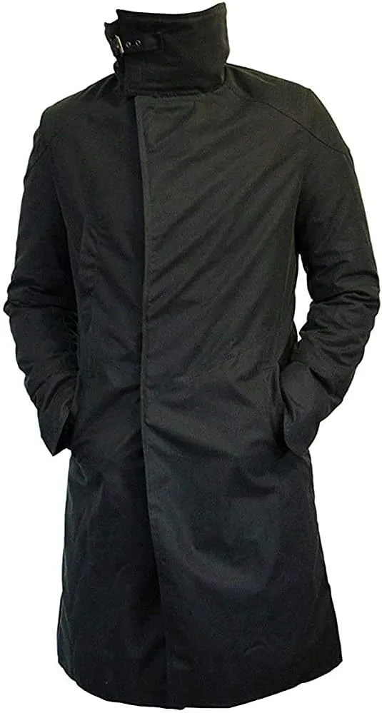ADS Men's Officer K Ryan Gosling 2049 Blade Runner fur linning Trench coat