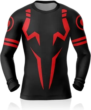 Anime Compression Shirts for Men - Gym Tshirt Wear Athletic Basketball Running Undershirt Workout Gear Top Shirt