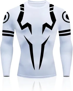 Anime Compression Shirts for Men - Gym Tshirt Wear Athletic Basketball Running Undershirt Workout Gear Top Shirt