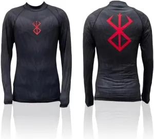 Anime Long Sleeve Compression Shirts for Men and Short Sleeve Gym Wear Athletic Workout Gear Top Shirt
