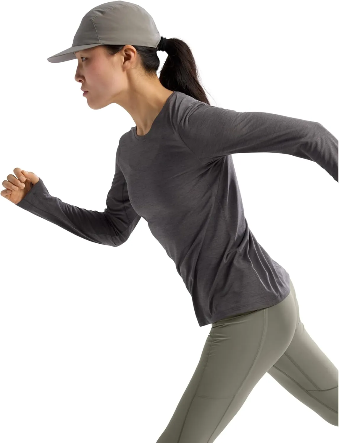 Arc'teryx Taema Crew Neck Long Sleeve Shirts for Women | Quick Dry Long Sleeve Workout Shirts - Hiking Running Fitness Tops
