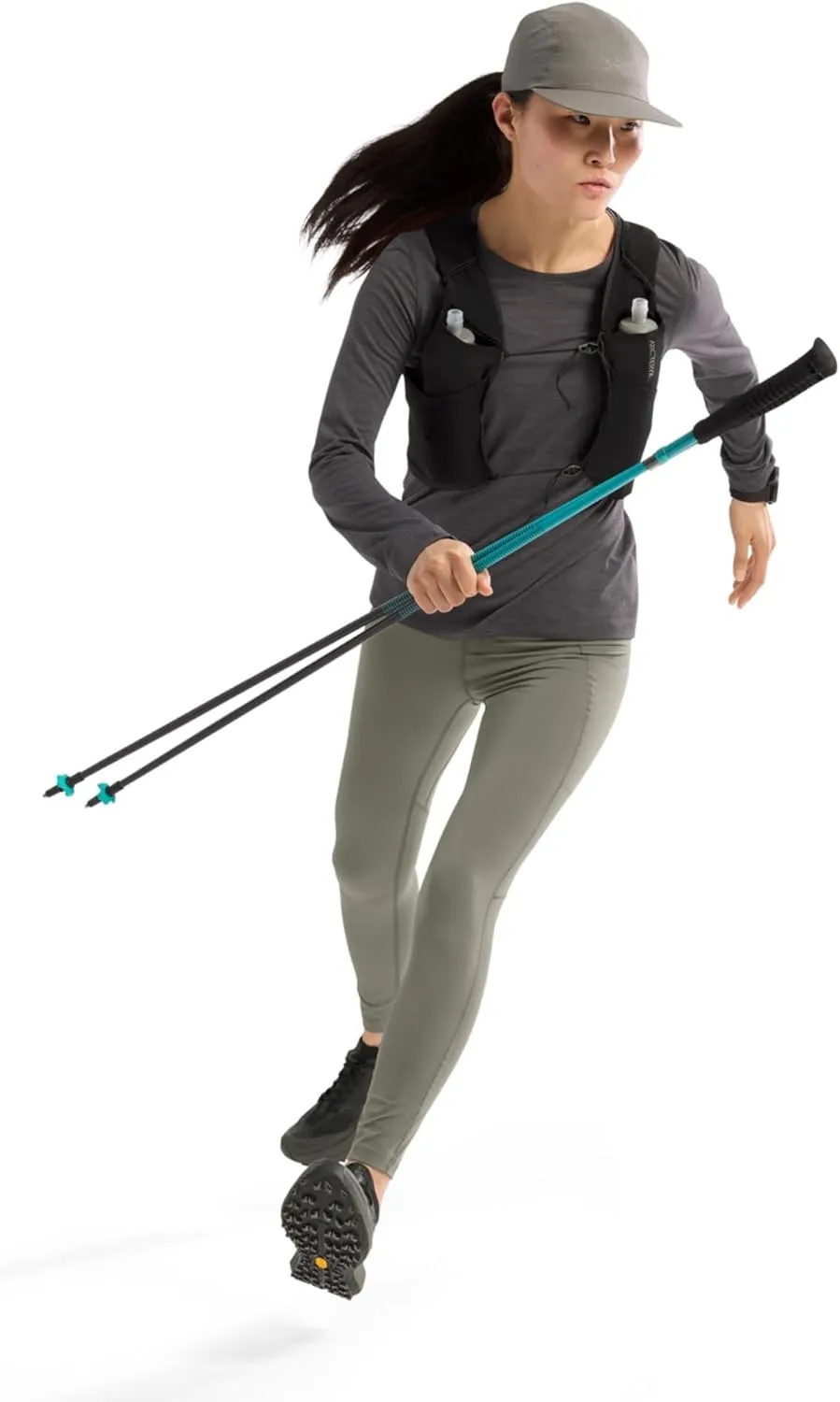 Arc'teryx Taema Crew Neck Long Sleeve Shirts for Women | Quick Dry Long Sleeve Workout Shirts - Hiking Running Fitness Tops