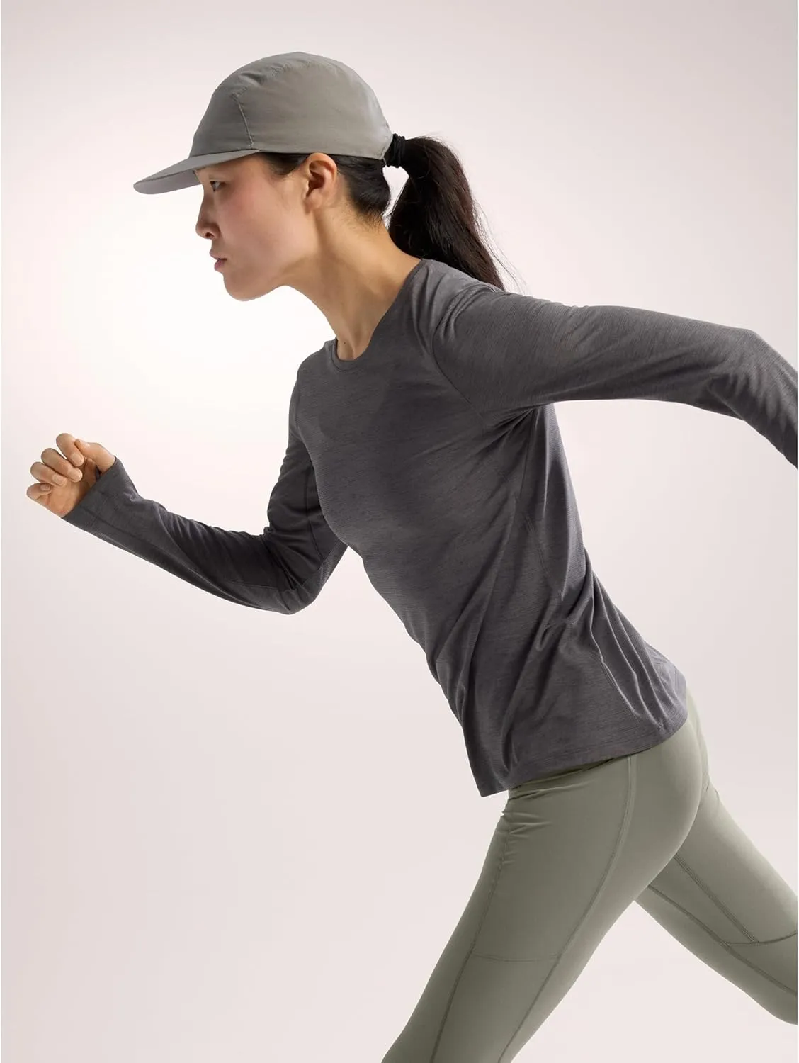 Arc'teryx Taema Crew Neck Long Sleeve Shirts for Women | Quick Dry Long Sleeve Workout Shirts - Hiking Running Fitness Tops