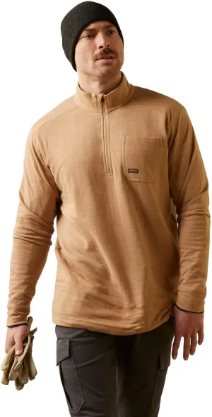 ARIAT Men's Rebar Foundation 1/4 Zip Shirt