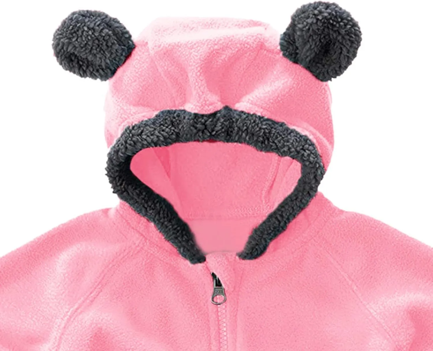 Baby Girls Boys Winter Coats Cartoon Tiger Print Cotton Padded Windproof Warm Snowsuit Bear Ears Hooded Jacket