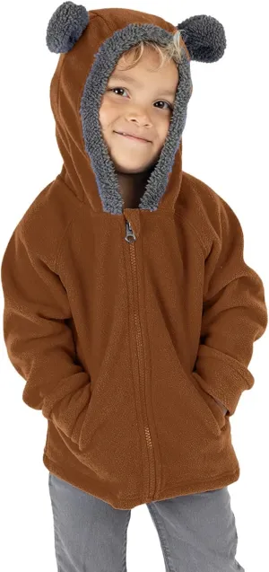Baby Girls Boys Winter Coats Cartoon Tiger Print Cotton Padded Windproof Warm Snowsuit Bear Ears Hooded Jacket