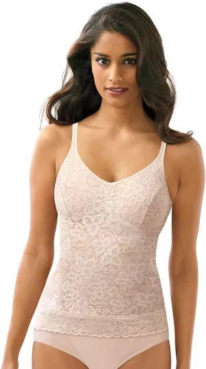 Bali Women's Lace 'N Smooth Shapewear Camisole Top - Black - M