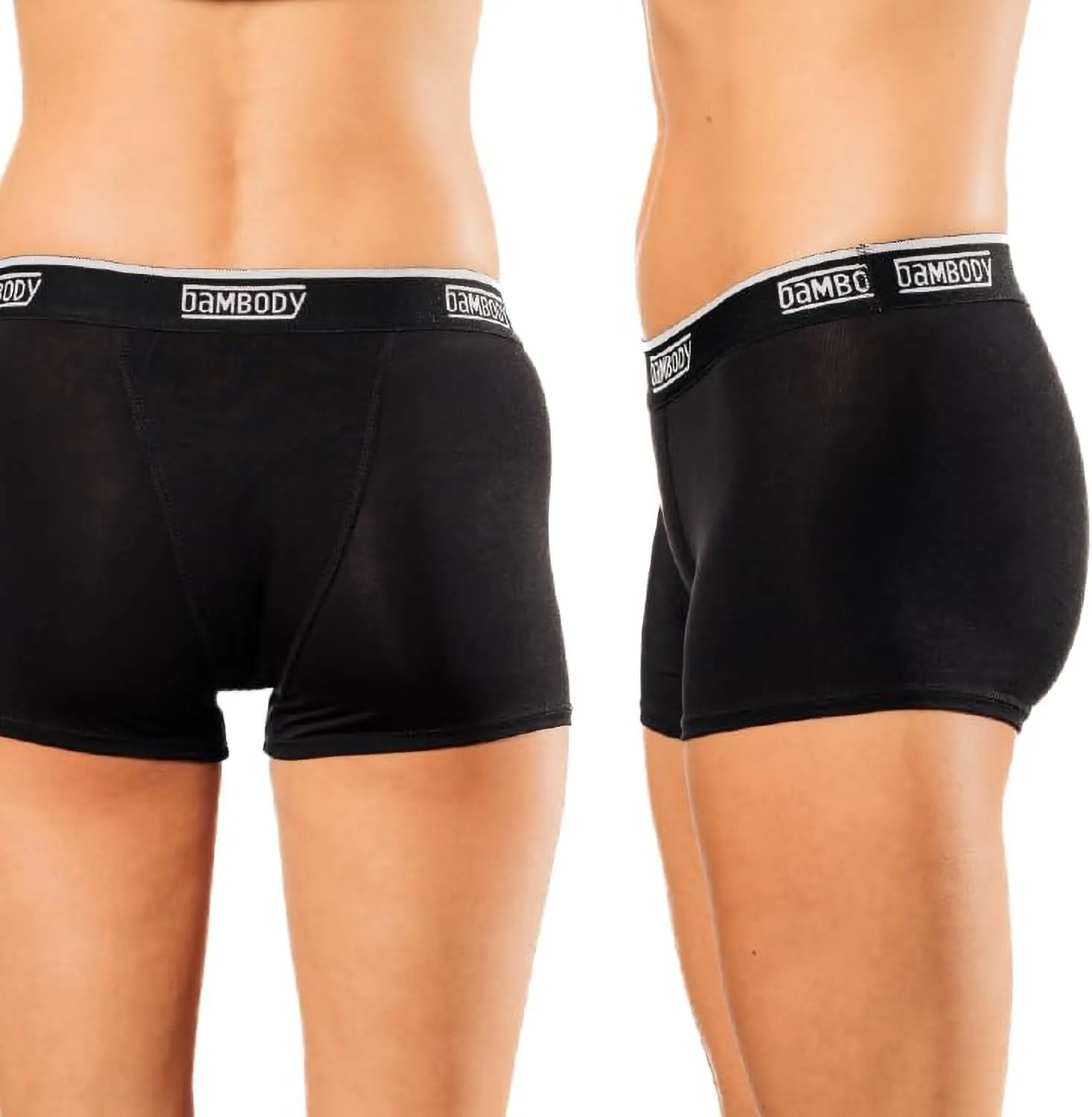Bambody Absorbent Boy Short, Period Underwear for Women and Teens - Protective - Soft, Comfortable, Breathable