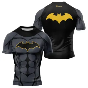 Batman Light Men's Short Sleeve Rash Guard