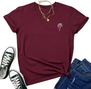 BLACKOO Women Cute T Shirt Juniors Graphic Tops