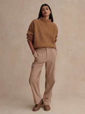 Blossom Mock Neck Knit Sweater
