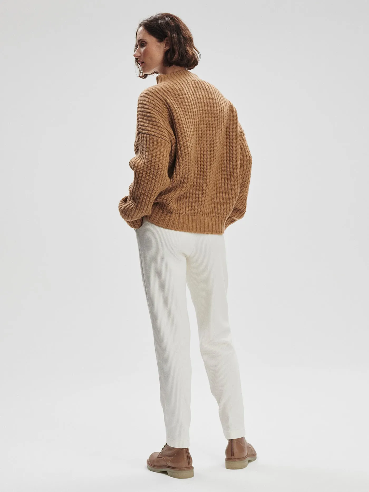 Blossom Mock Neck Knit Sweater