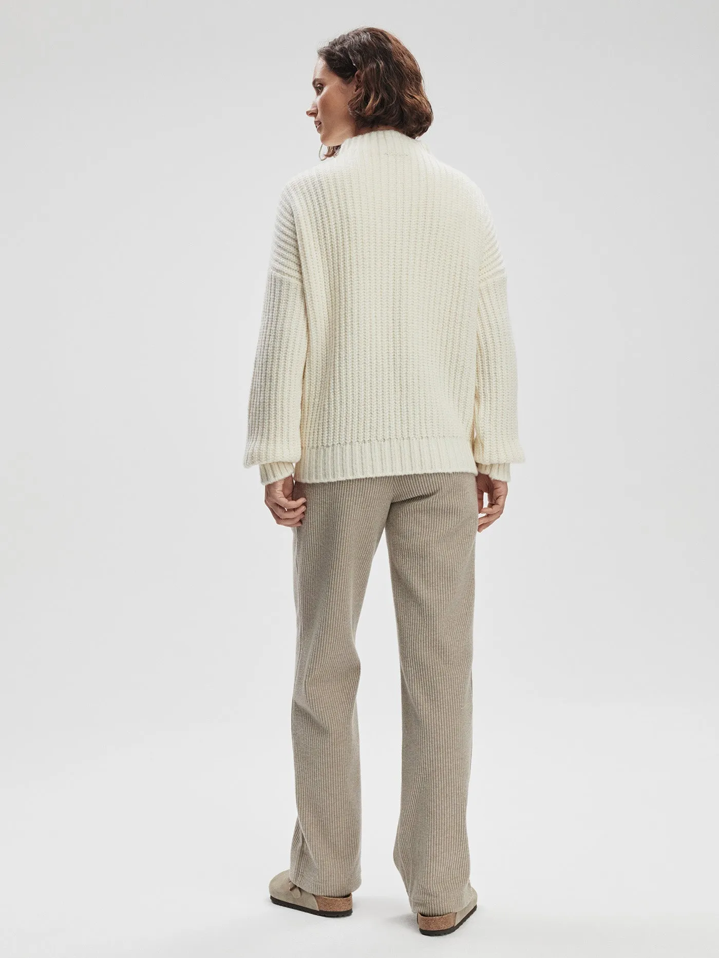 Blossom Mock Neck Knit Sweater