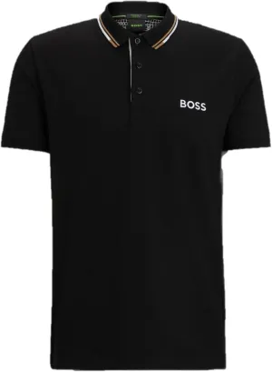 BOSS Men's Paddy Pro Stretch Pique Polo Shirt