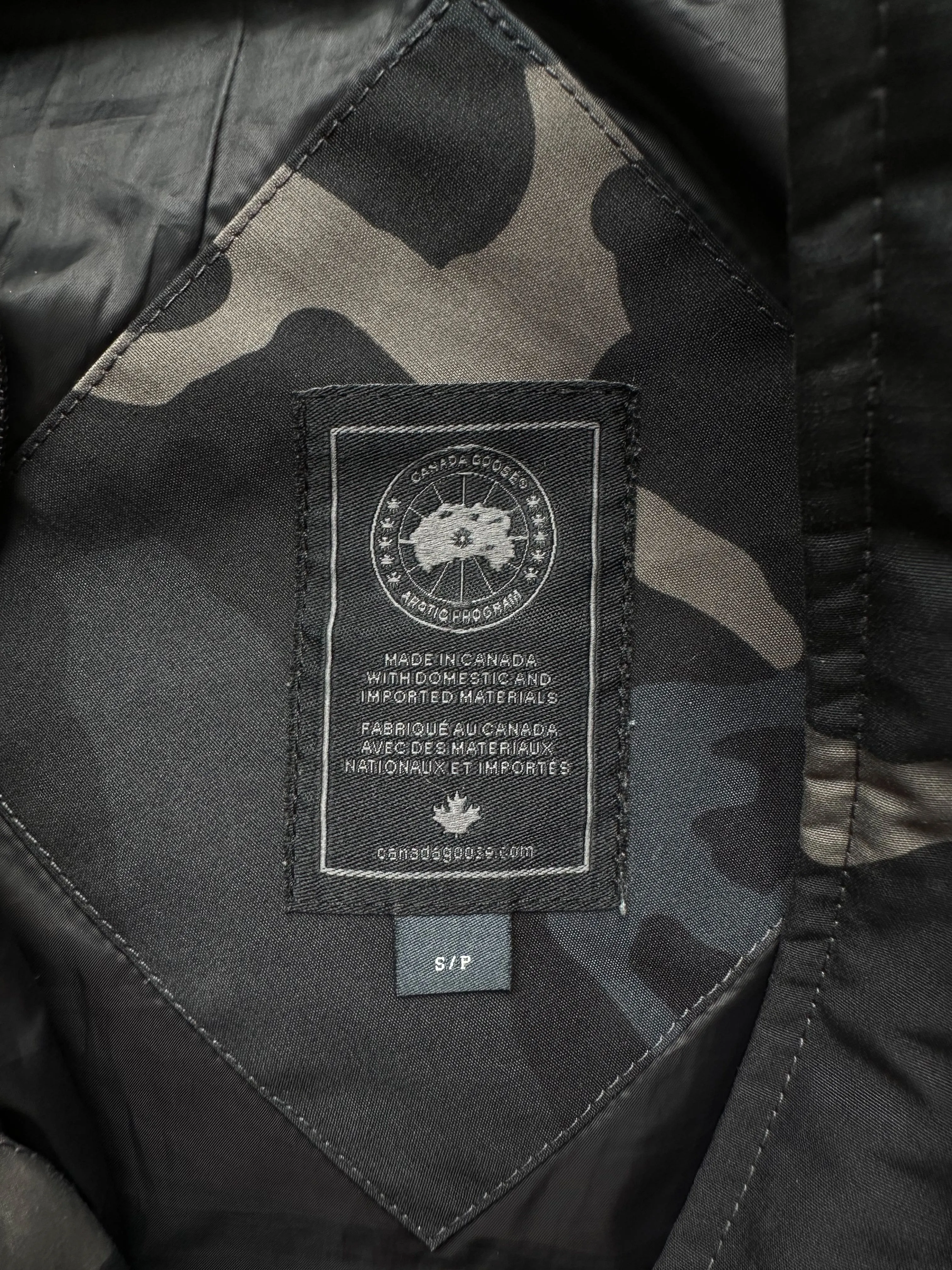 Canada Goose Black Camo Savona Black Label Women's Jacket