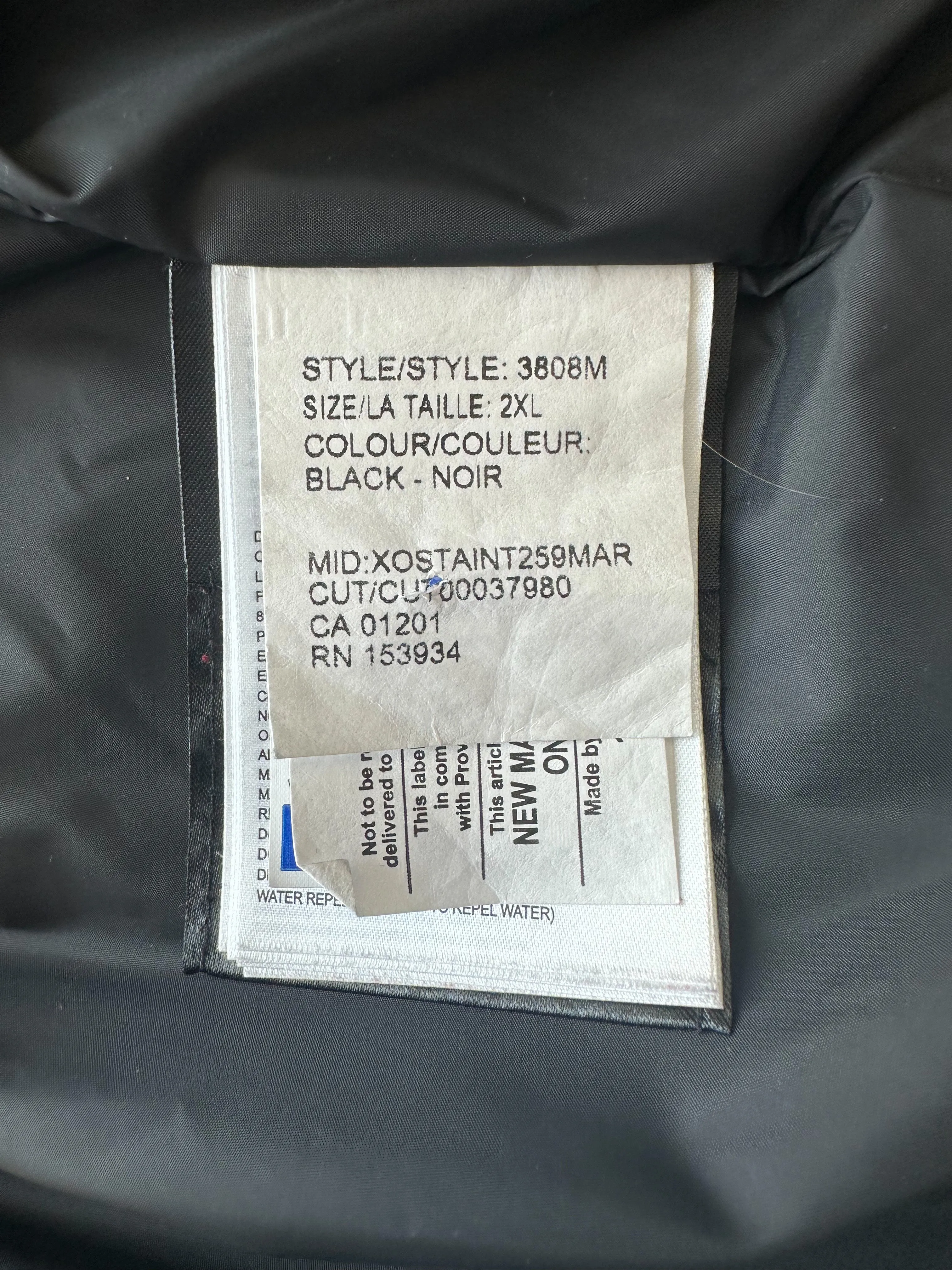 Canada Goose Black Wyndham Men's Jacket