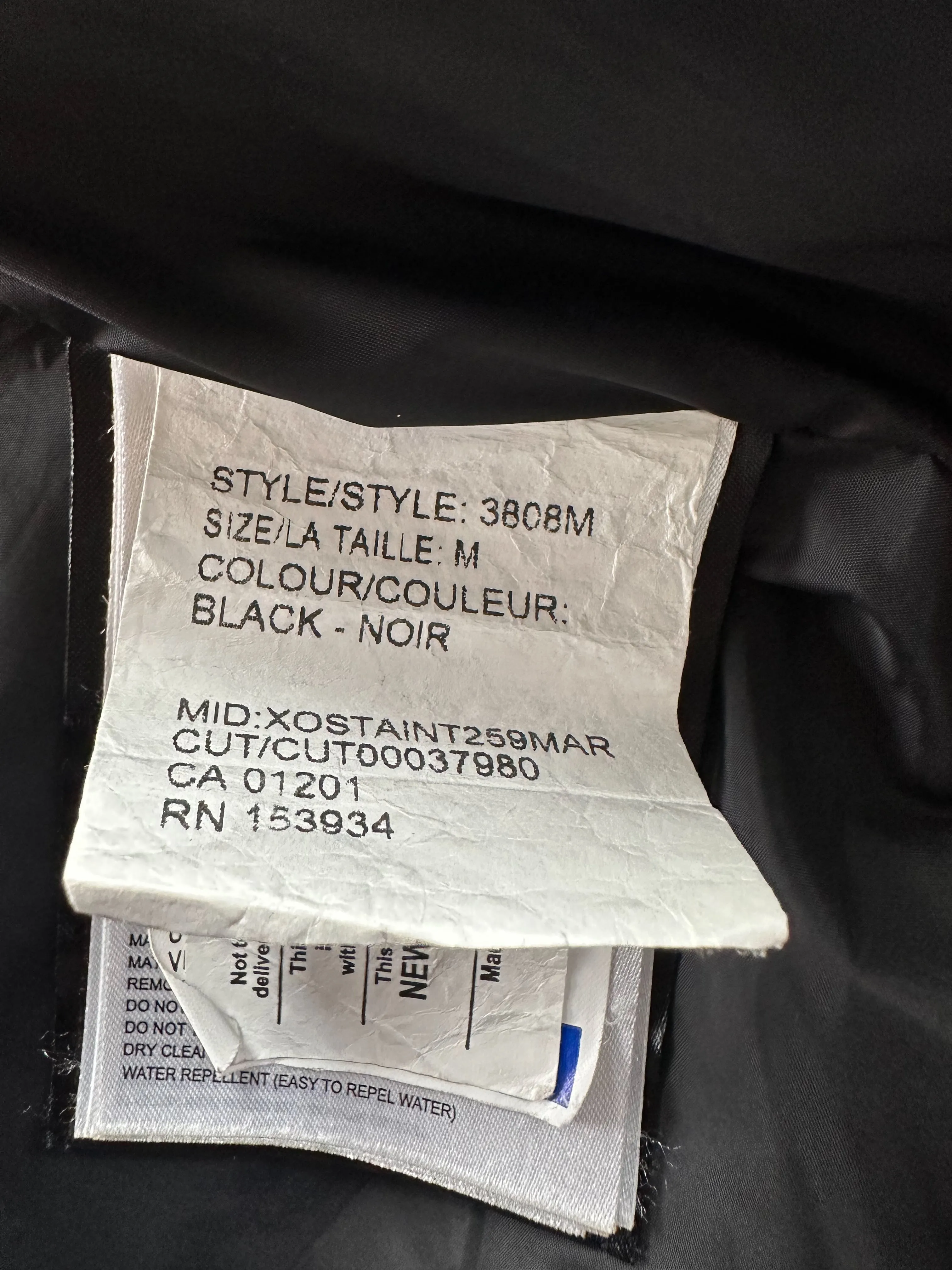 Canada Goose Black Wyndham Men's Jacket