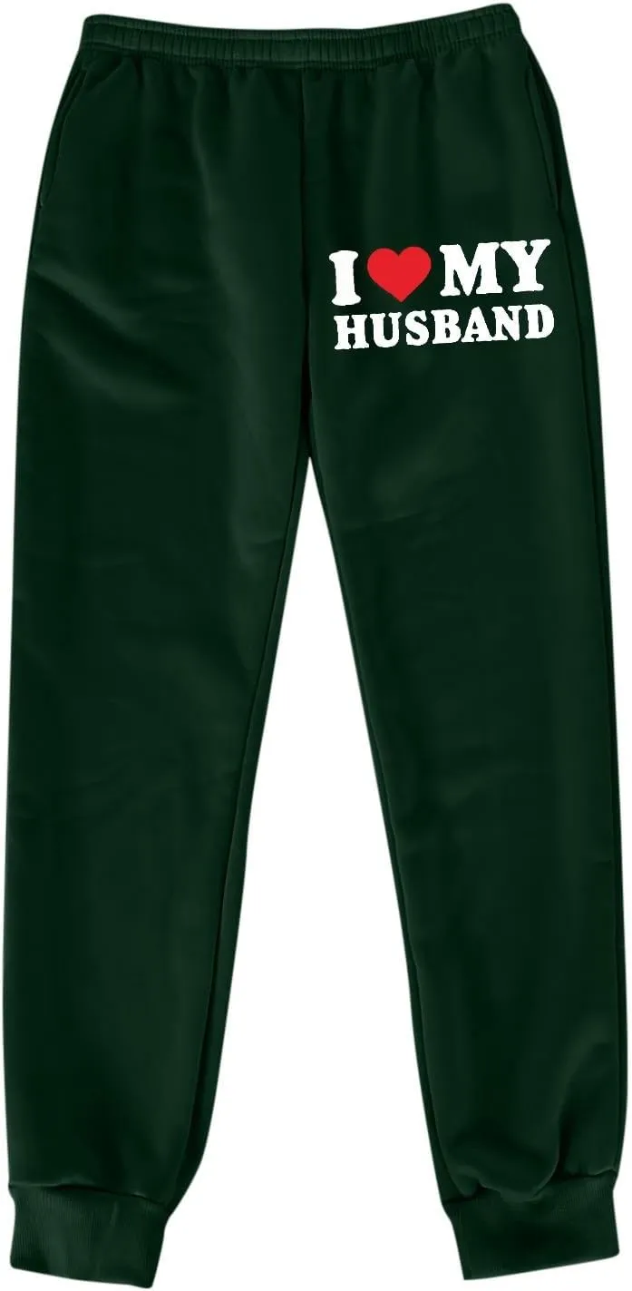 Capri Cargo Pants for Women with Pockets Letter Print Casual Pants for Women Elastic Waist Sweatpants Trousers