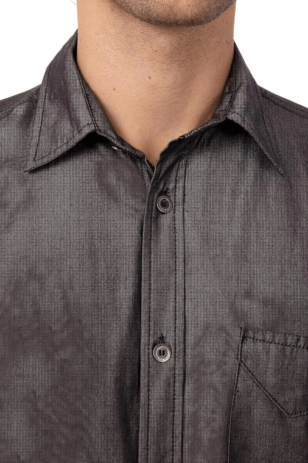 Chef Works Men's Detroit Short Sleeve Denim Shirt