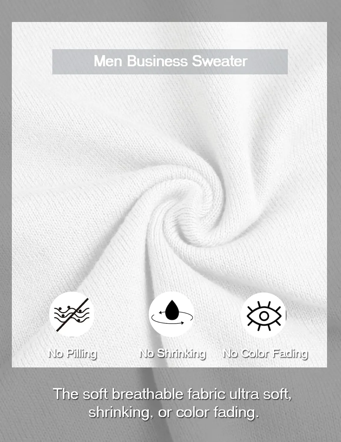 COOFANDY Men's Dress Crew Neck Sweater Lightweight Sweatshirts Knitted Pullover Casual Fashion Long Sleeve Sweater