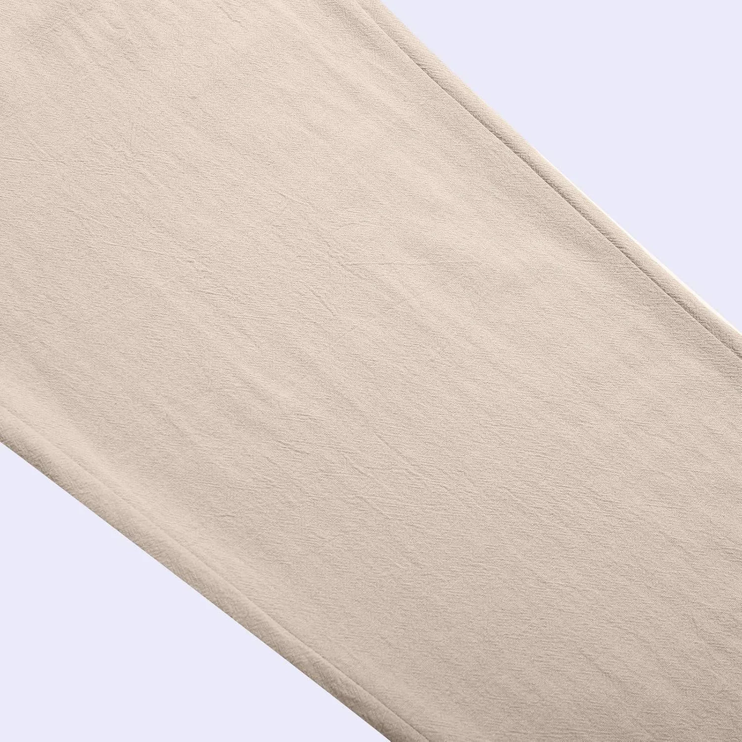 Cotton Linen Pants for Women Summer Casual Capri Pants Waist Elastic Comfy Loose Women's Palazzo Trousers with Pockets