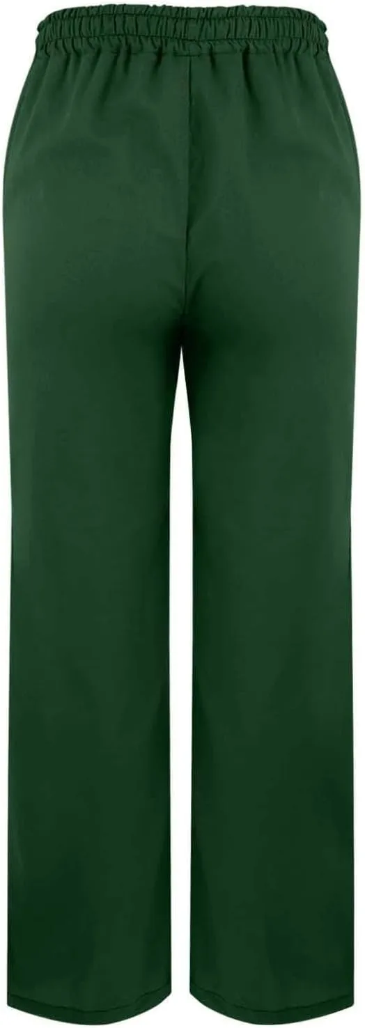Cropped Linen Pants Women Summer Drawstring High Waisted Crop Lounge Pants Split Straight Leg Beach Pants with Pocket