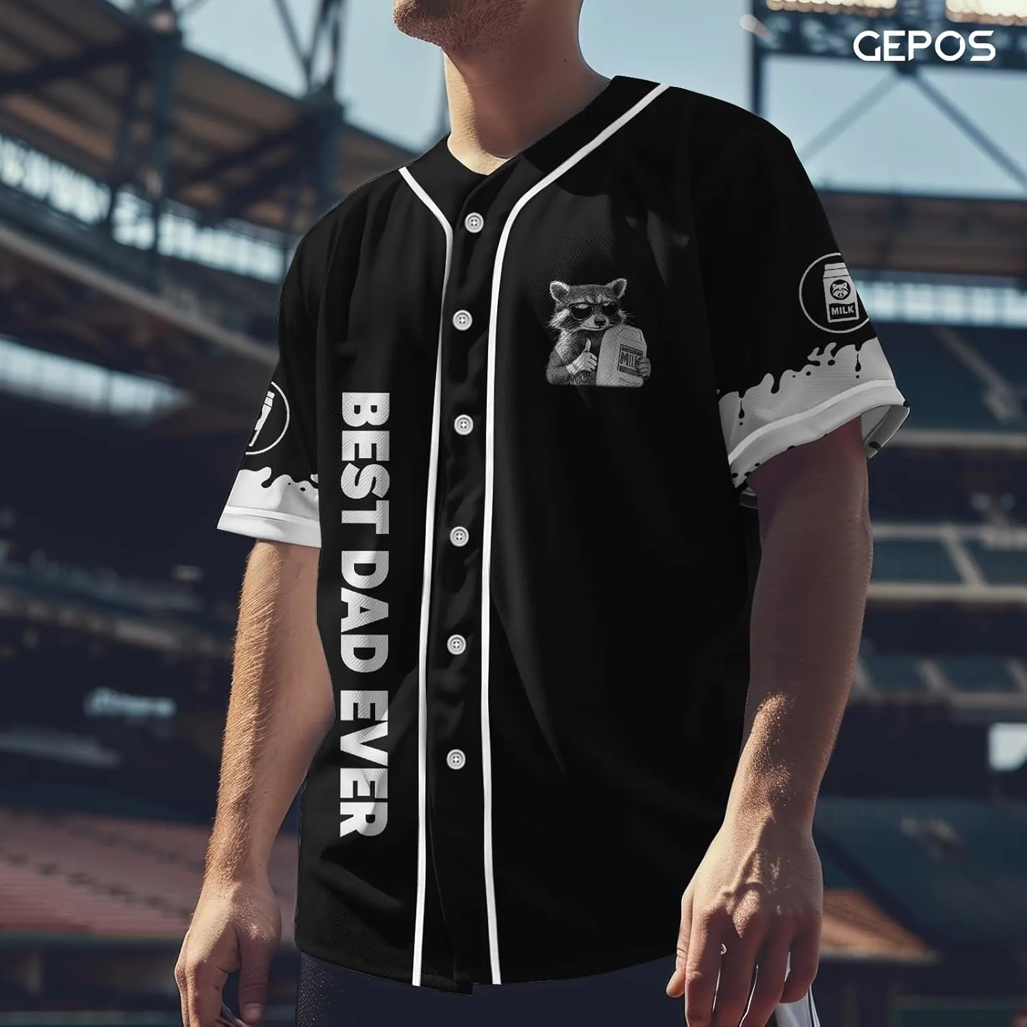 Dad Baseball Shirt, Father Soccer Jersey, Dad Gifts from Daughter Son, Gifts for Dad, Small