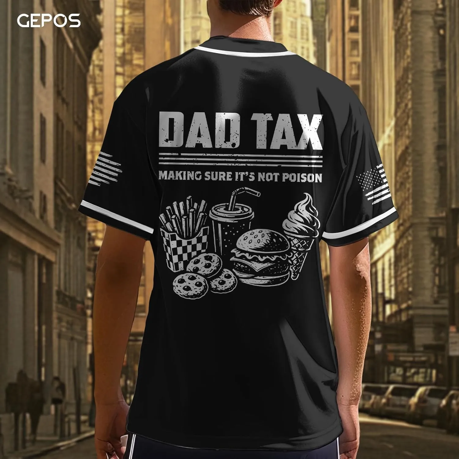 Dad Baseball Shirt, Father Soccer Jersey, Dad Gifts from Daughter Son, Gifts for Dad, Small