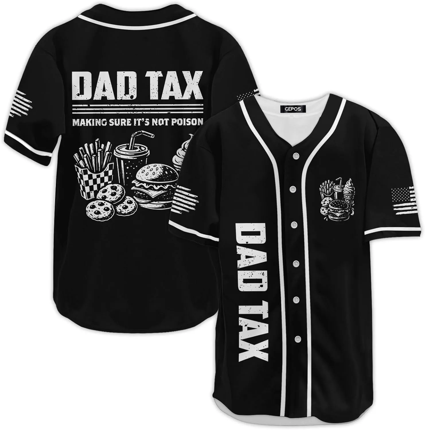 Dad Baseball Shirt, Father Soccer Jersey, Dad Gifts from Daughter Son, Gifts for Dad, Small
