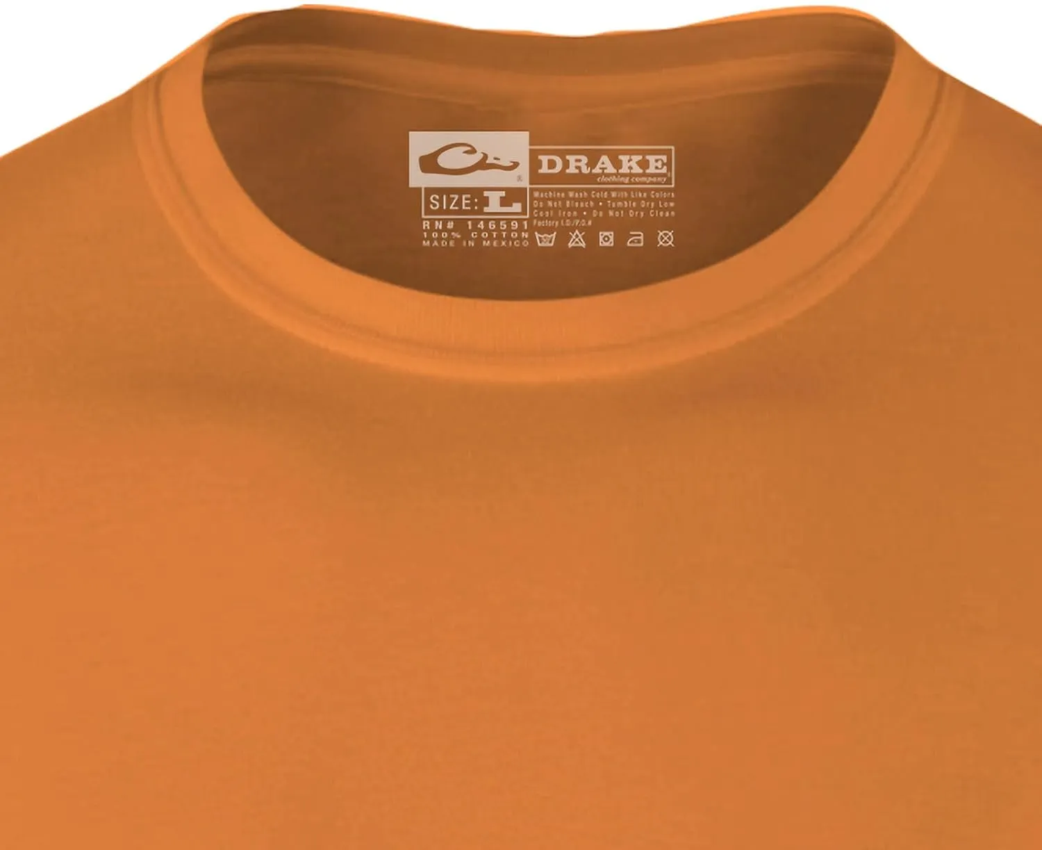 Drake Waterfowl Men's Icon Long Sleeve Logo T-Shirt-Lightweight Soft Breathable Crew Neck Quick-Dry Moisture-Wicking Tee