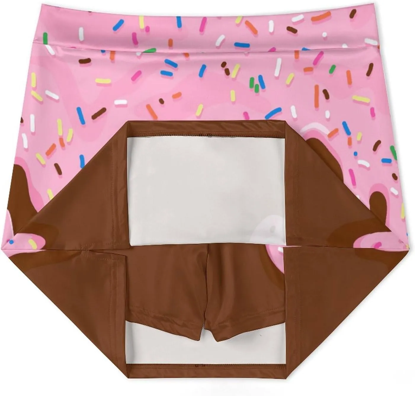Dripping Glaze with Colorful Sprinkles Women's Mini Tennis Skirt with Shorts Underneath Athletic Workout Cute Skorts