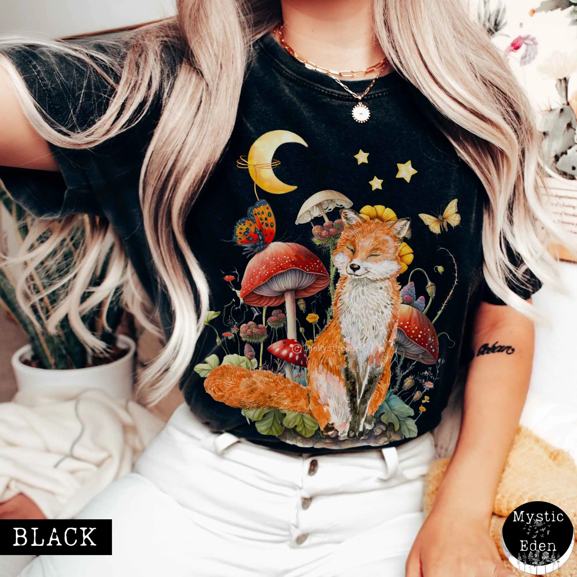 Enchanting Forest Fox T-Shirt