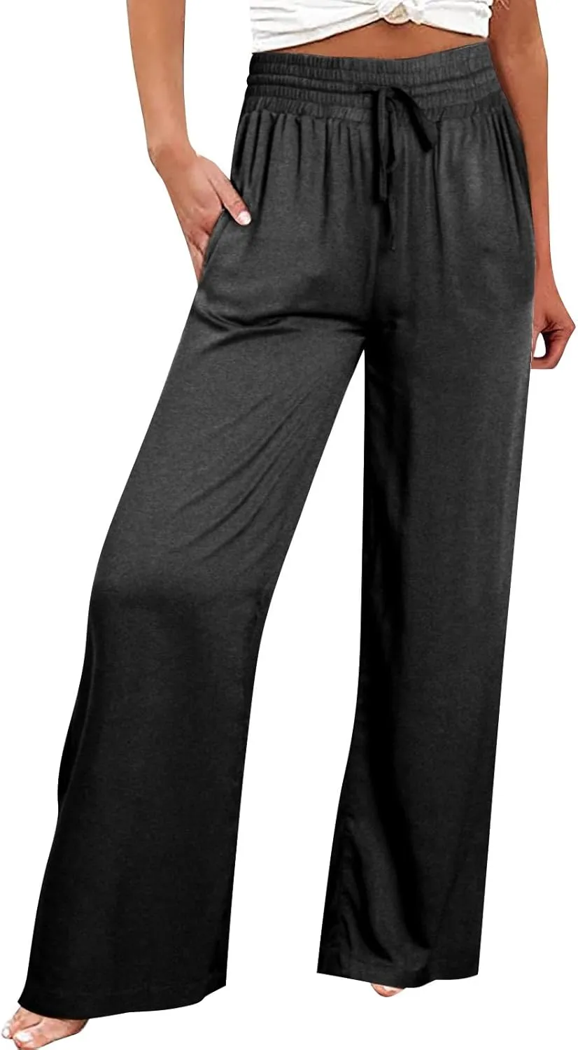 Fashion Pants for Women Casual Gradient Print Bottom Sweatpants Pockets High Waist Sporty Gym Womens Plus Size Pants