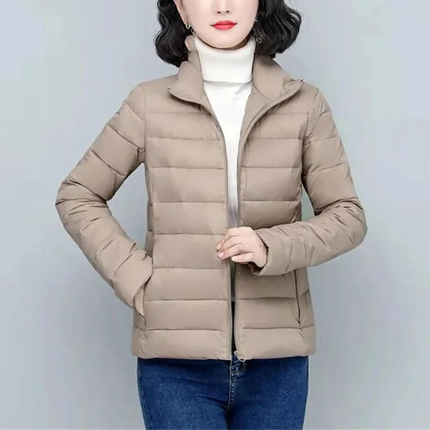 Fashion Parkas Women's Puffer Jacket Winter Outerwear Loose Thicken Warm Cotton Padded Coat Ladies Down Cotton Jacket
