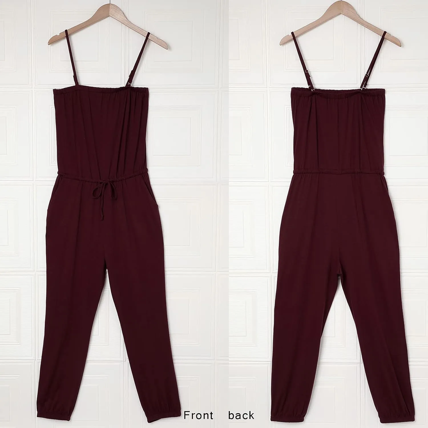Fixmatti Women Tube Top Romper Strapless Bandeau Cold Shoulder Jumpsuit Outfits