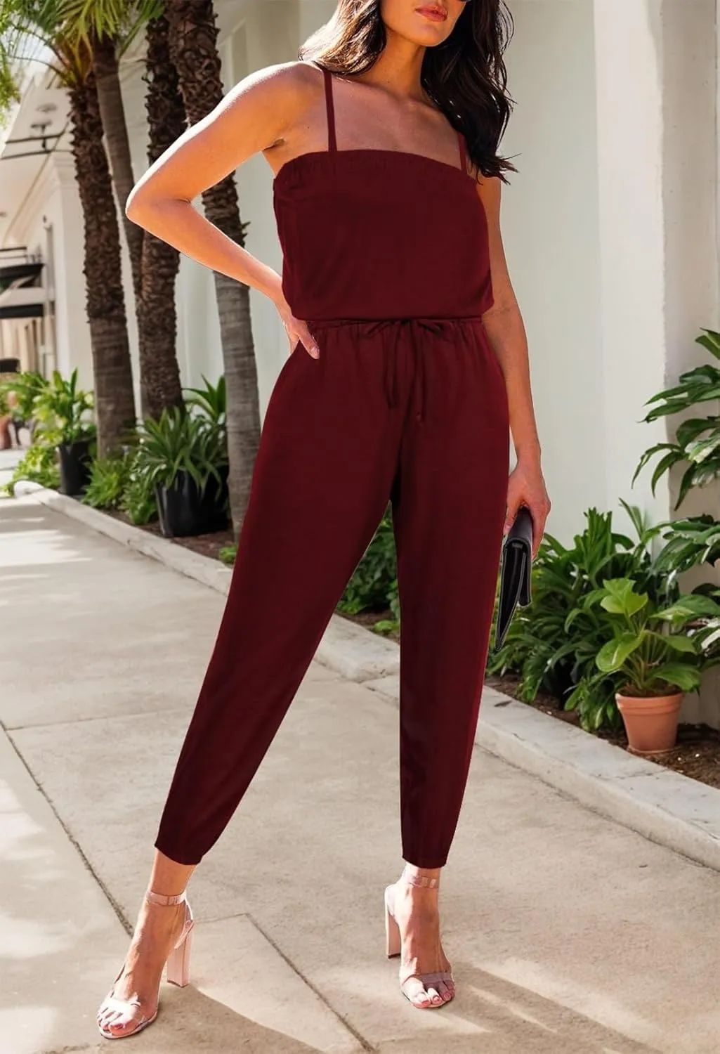 Fixmatti Women Tube Top Romper Strapless Bandeau Cold Shoulder Jumpsuit Outfits