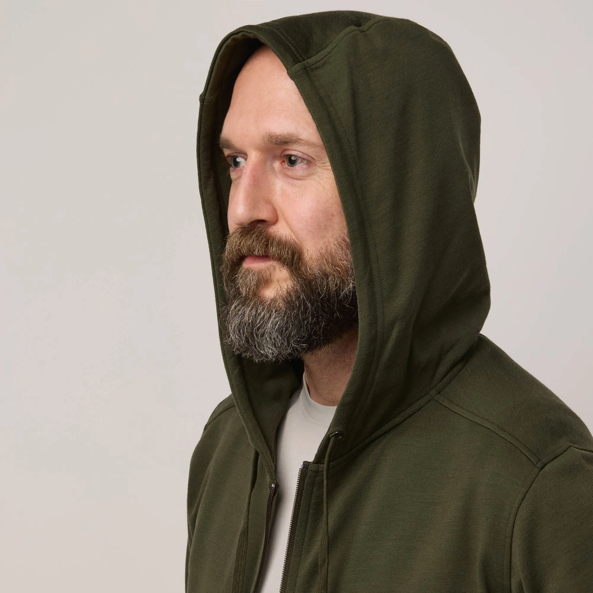 French Terry Zip Hoodie
