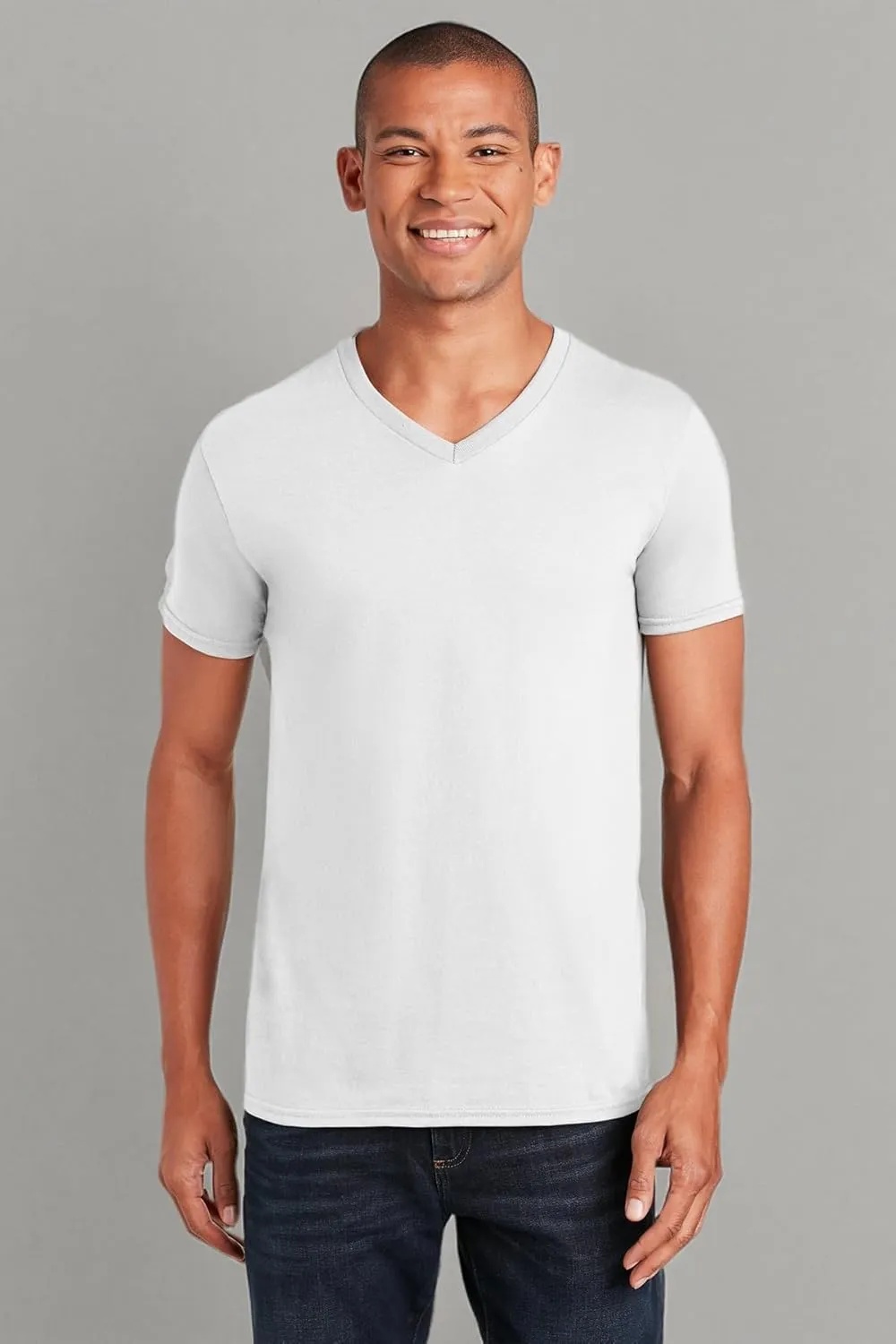 Gildan G64V00 Men's Softstyle V-Neck T-Shirt