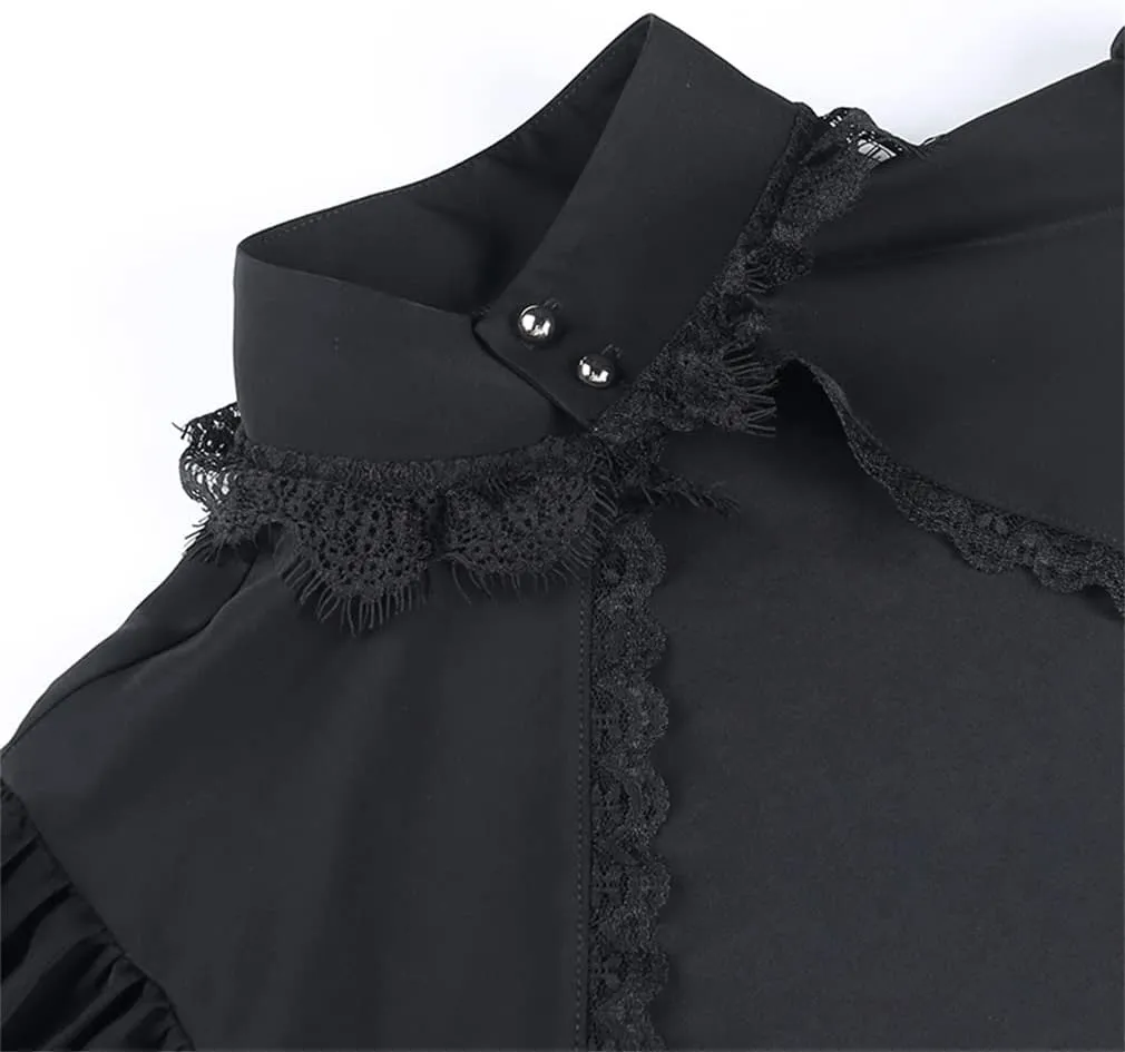 Goth Lace Shrug Fashion Trendy Crop Top Shrugs for Women