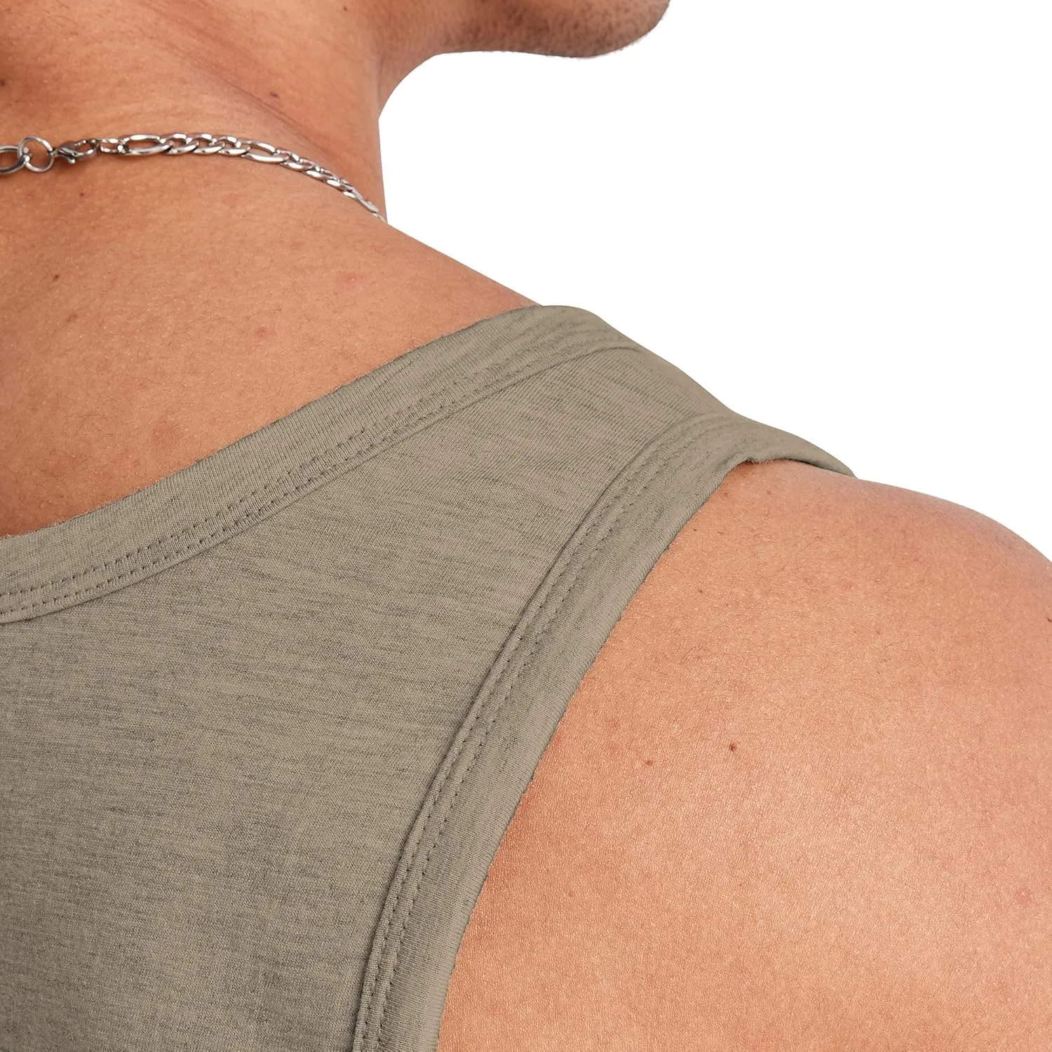 Hanes Originals Top, 100% Cotton Men, Sleeveless Tank Shirt