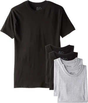 Hanes Ultimate Men's 4-Pack FreshIQ Crew Shirt
