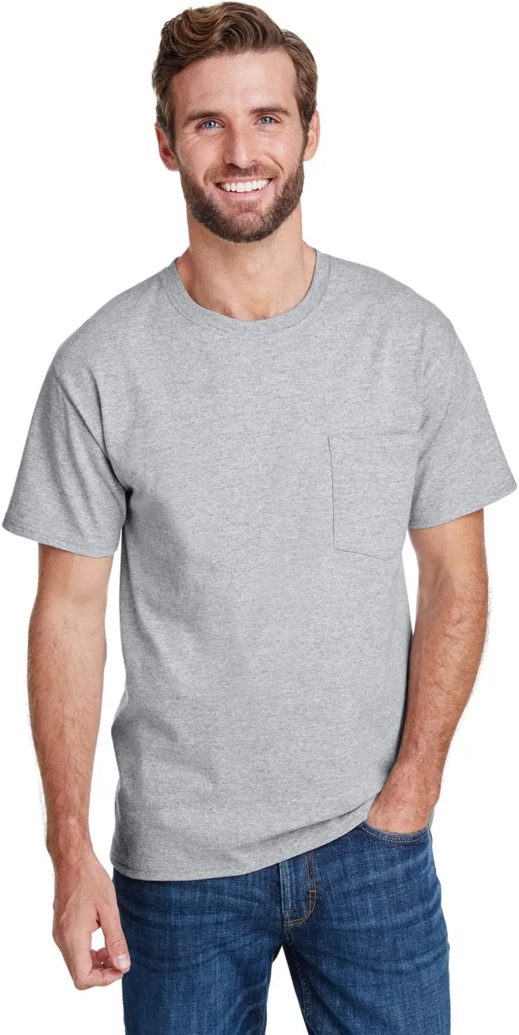 Hanes - Workwear Short Sleeve Pocket T-Shirt - W110