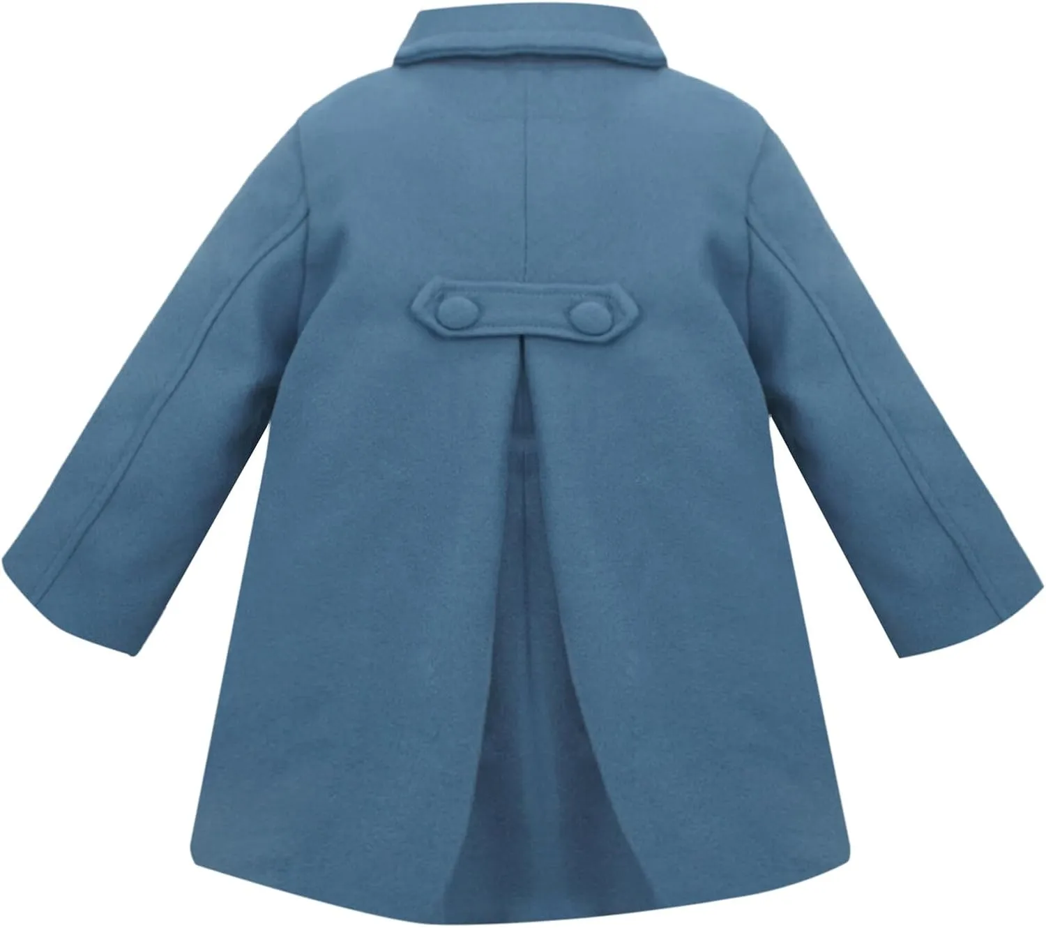 Happy Cherry Kids Girls Dress Coats Cloak Button Jacket Clothes Outerwear Clothes Winter Trench Peacoat