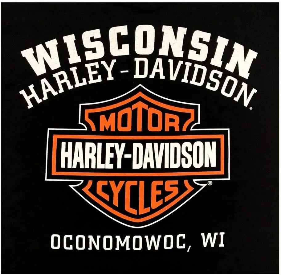 Harley-Davidson Men's Custom Freedom Sleeveless Crew Neck Muscle Shirt - Black
