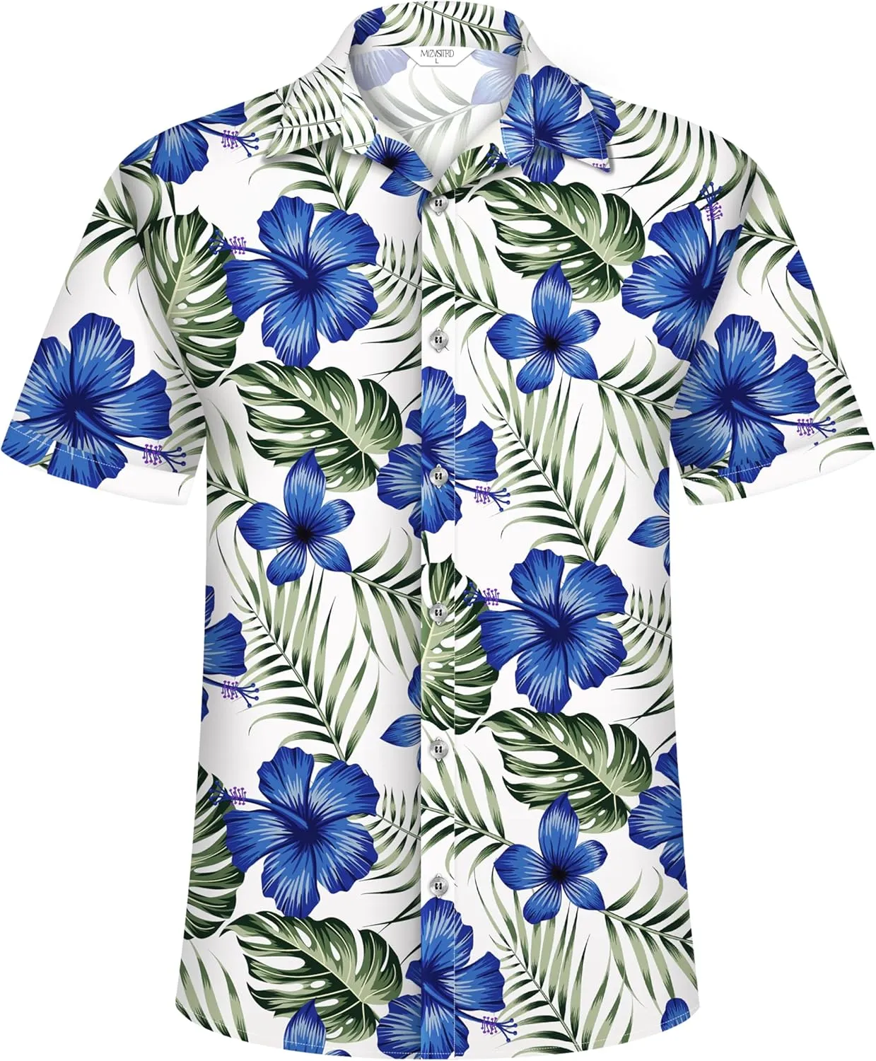 Hawaiian Shirt for Men, Mens Tropical Shirts Short Sleeve, Summer Button Down Vacation Outfits