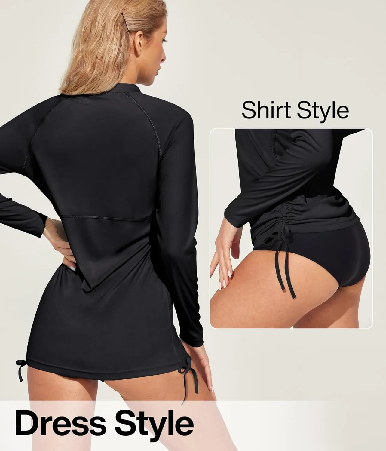 Heathyoga Rash Guard for Women UPF 50  UV Sun Protection Swim Shirt for Woman Long Sleeve Swimsuits Bathing Suit Tops
